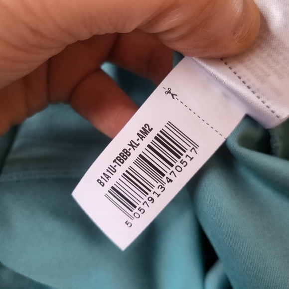 EUC Gymshark Training Cropped High-Waist Legging Capri Teal Women Xlarge - Picture 11 of 15